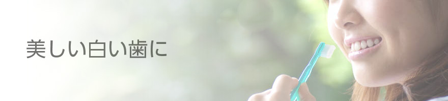 美しい白い歯に